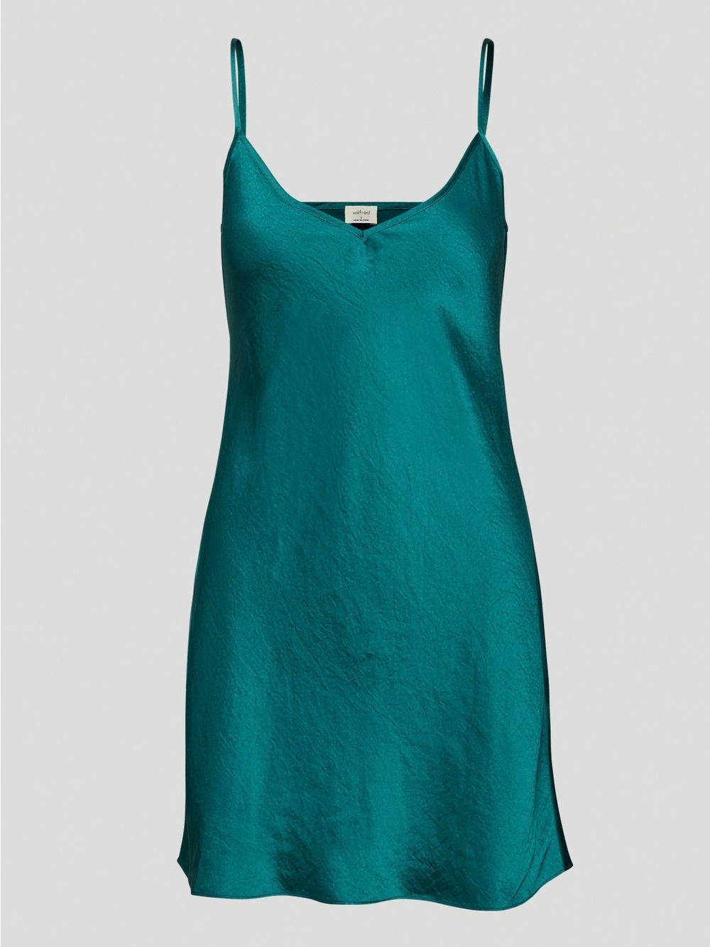 Aritzia Wilfred Only Slip Mini Dress in Suave Green
